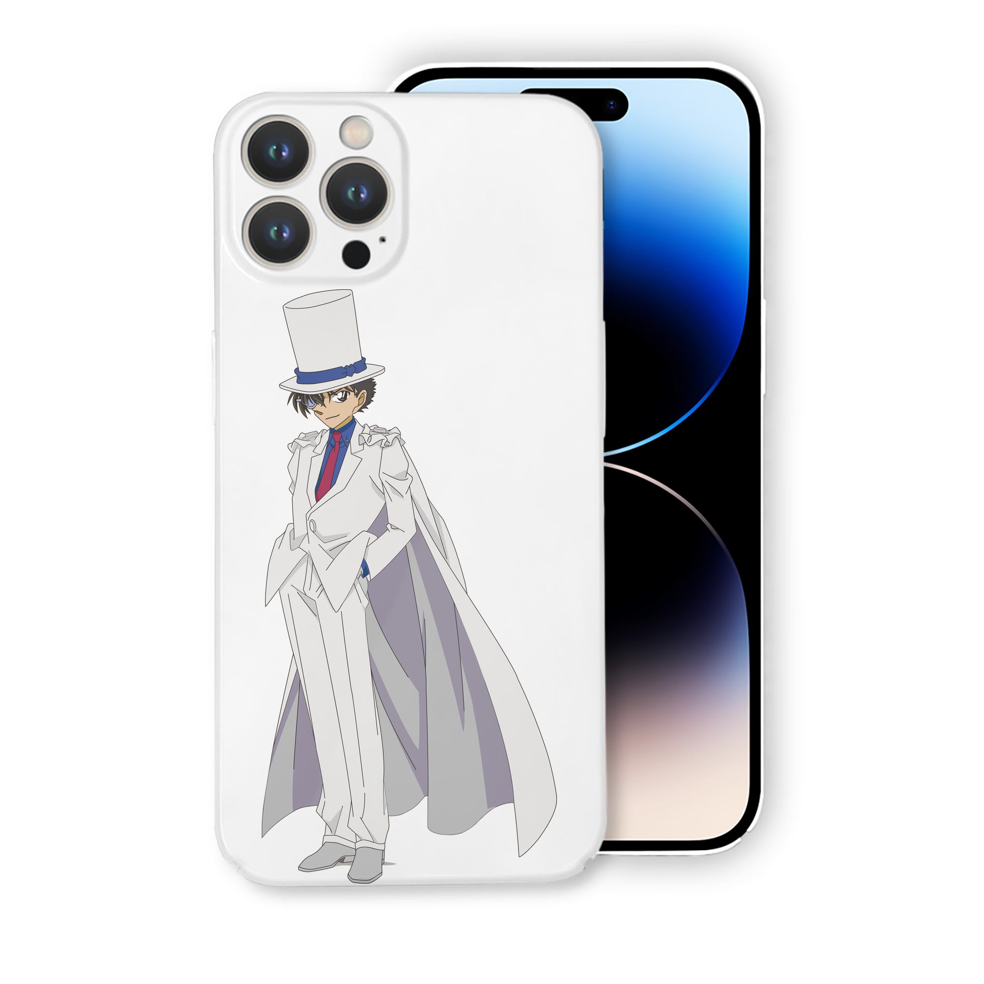 （画像用） 名探偵コナン くろば かいと Detective Conan Kuroba Kaito 【iPhone 14シリーズ対応】ハードケース